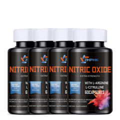 Nitric Oxide & Circulation Booster Dietary Supplement | L-Citrulline, L-Arginine
