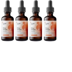 1-5x Peach Health Flow Drops Adaptogen Mushroom Blend LUV Watermelon 1oz-