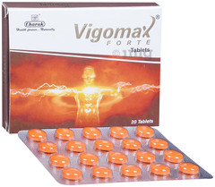 Charak Vigomax Forte Tablets 20 Count Men’s Health Wellness Support Pack