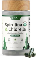 Snap Supplements Organic Spirulina and Chlorella