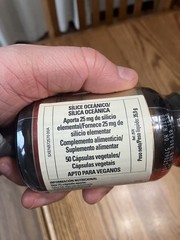 TWO (2) Bottles Solgar Oceanic Silica 25 mg Elemental Silicon 50 Capsules