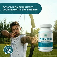Nervetin Capsules, Daily Supplement for Nerve Support, Relaxation & Comfort 60ct