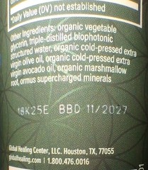 Global Healing Premium Microsomal NAD+ Liquid Supplement Sublingual Drops 2 oz
