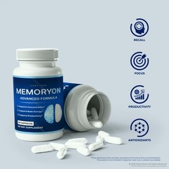MemoryOn Capsules – Memory On Brain Focus Support Supplement 60ct