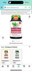 07/2025 Zenwise Zen-o-Pause Menopause Relief Weight Management Black Cohash