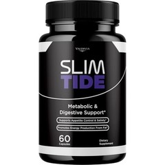 SlimTide Weight Loss Support Supplement Capsules Metabolism Fat Burn 1 Pack 60Ct