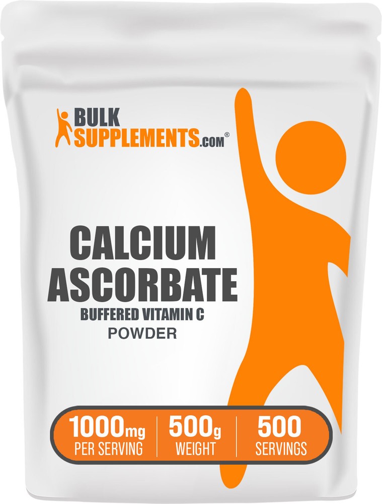 BulkSupplements Calcium Ascorbate (Vitamin C) Powder – 1000mg Per Serving