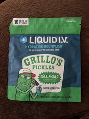 Liquid IV Hydration Multiplier Grillo’s Pickles 10 Stick Sealed Pack