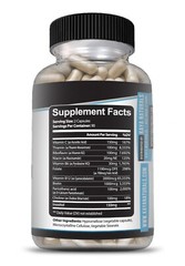 B-12 Complex 180ct Vitamin B2 B6 B12 & C Biotin Inositol Folate Choline