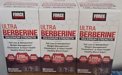 Force Factor Ultra Berberine Maximum Strength/60 vegetable capsules