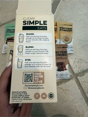 Clean Simple Eats Protein Powder Variety Pack – Assorted flavors 9 packs