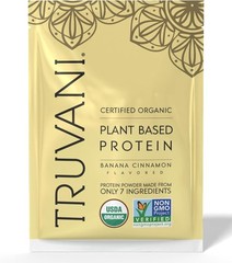 9x Truvani Plant Based Protein Powder Banana Cinnamon Single Serving Pouch