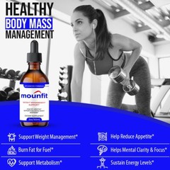 Mounfit Drops Liquid Supplement, Max Strength, Moun fit Drops (3 Pack)