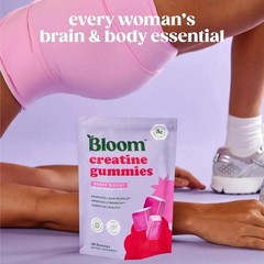 Bloom Nutrition Creatine Gummies – Energy, Muscle Recovery for Women