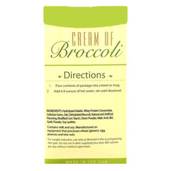 Healthywise Cream of Broccoli Soup for Weight Loss and Hunger Control