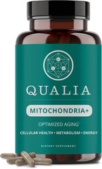 Qualia Mitochondria+, NAD+ Cellular Energy Supplement, 160 Caps, 1 Month Supply