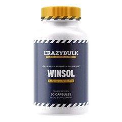 CrazyBulk WINSOL (WINSTROL) Natural Alternative for Lean Mass 90 Capsules