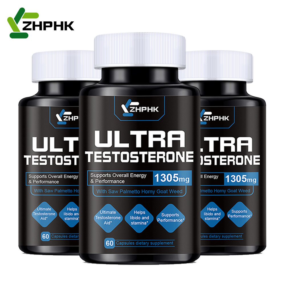 Testosterone Booster Chrysin Low Test Boost Natural Tribulus Terrestris 180 Caps