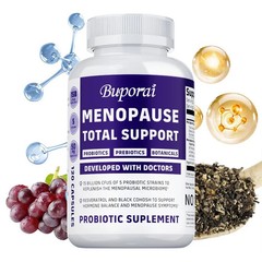 Menopause Total Support 120pcs -Hormone Balance,Night Sweating,Weight Management