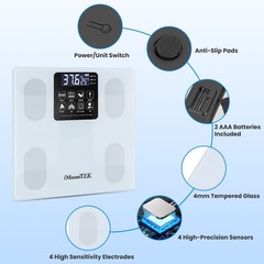 BMI Weight Scale High Accuracy Scale for 6 Month Battery Life w/ Smart App
