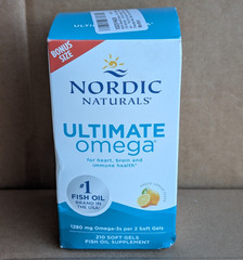 1 Box of 210 Softgels Nordic Ultimate Omega (1280mg/2 Soft Gels) Exp: 02/2028