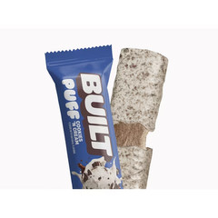 BUILT Bar Puff Protein Snack Bars Cookies N Cream 17g Protein 12 Pack