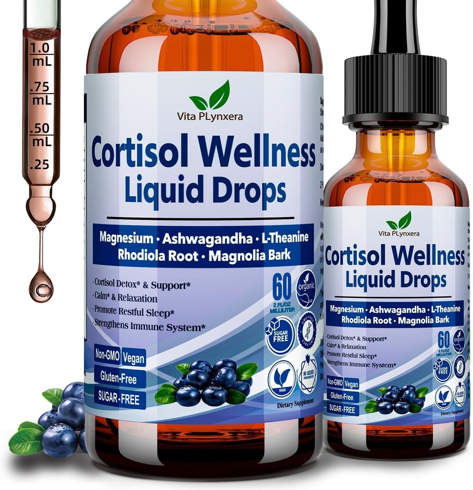 Cortisol Supplements for Women & Men 17-in-1 Cortisol Reducer Detox Manager w…