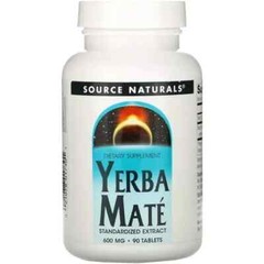 Source Naturals Yerba Mate 600 mg 180 Tabs