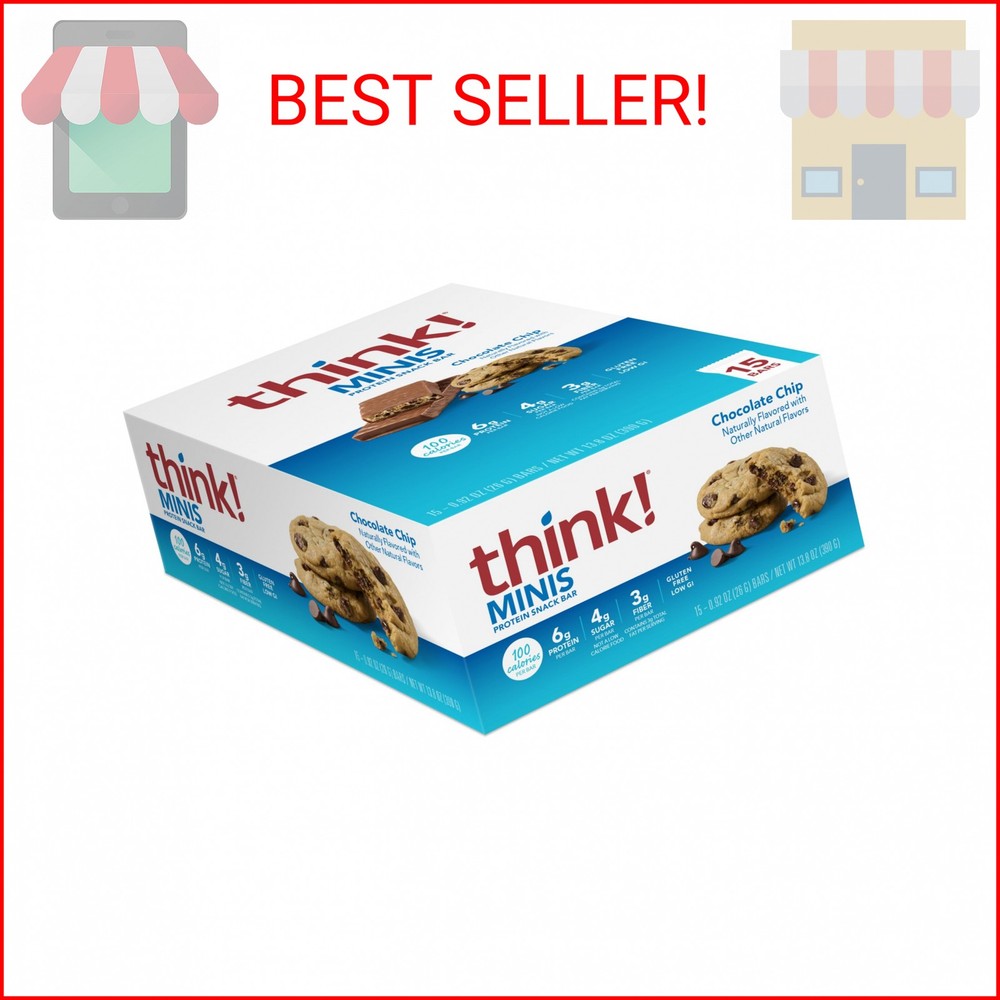 think! Minis, Chocolate Chip, 15 Count