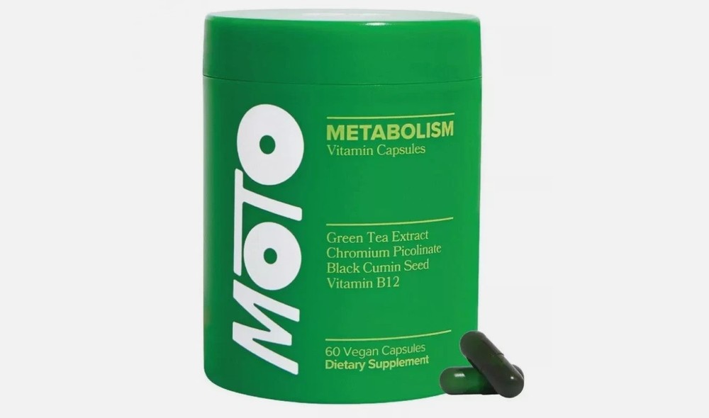 Positiv O Moto Women’s Metabolism Support Energy&Curb Craving Vegan 60 Cap