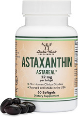 Astaxanthin Triple Strength 12Mg Patented Formula Made in USA Clinical