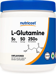 Nutricost L-Glutamine Powder, 5 Grams per Serving, Gluten Free & Non-GMO