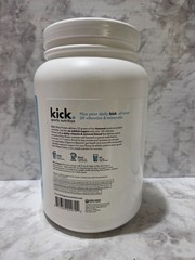Kick Sports Nutrition Whey Protein Powder 25g Vanilla 1.26 LB 4/2027