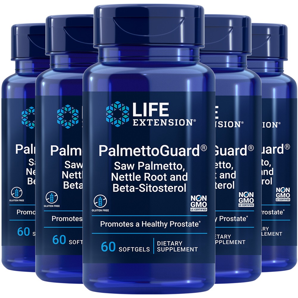 Palmetto Guard/Stinging Nettle Root with Beta-Sitosterol 5X60 Life Extension