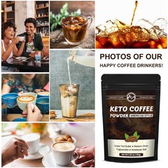 150g Keto High Performance Instant Coffee Mix, Supports Energy & Metabolism