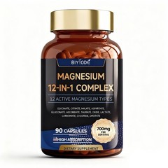 Magnesium 12 Complex 1 in 700mg – Dietary Supplement 90 Capsules