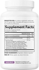 2PCS NMN Complex 1,000mg – 120 Caps | 10-in-1 NAD+ Booster with Resveratrol