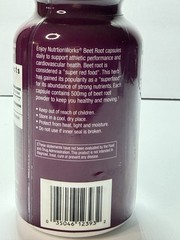 NutritionWorks Beet Root Circulation Superfood 90 Capsules 500mg EXP 09/2028