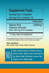 Valerian Root Extract, 3000 mg Capsules serving- limited stock
