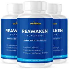 ReAwaken Advanced-Brain Support- 3 Bottles- 180 Capsules