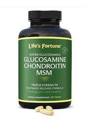 Life’s Fortune Super Glucosamax Supplement for Joint Function & Comfort, 120 Tab