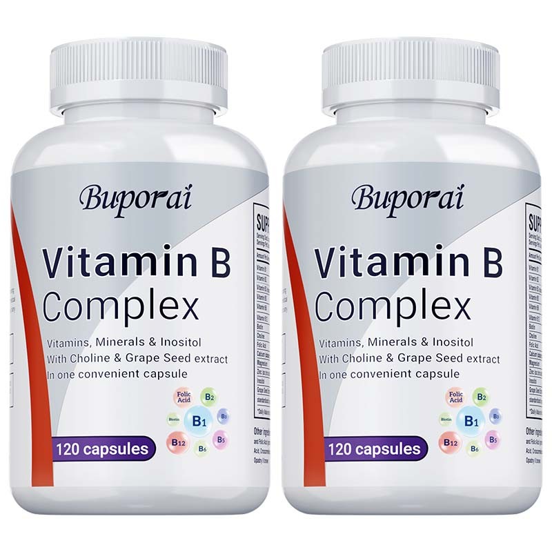 Vitamin B Complex 240pcs – Brain and Nervous System Health, Replenish Energy