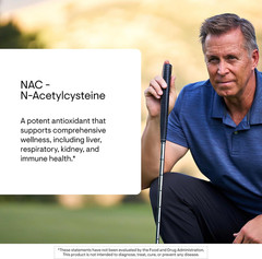 – NAC – N-Acetylcysteine – 500Mg – Supports Respiratory Health & Immune Function