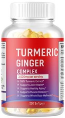 TURMERIC 95% CURCUMIN EXTRACT TUMERIC BLACK PEPPER ANTIOXIDANT BEST 250 caps