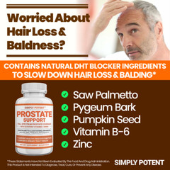 Prostate Support Supplement 33 Herb Complex Urinary Functions & Prostate Health