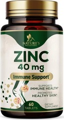Zinc Supplements – High Potency Zinc 40mg Per Tablet – Best Zinc Supplement f…