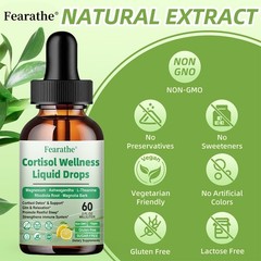 Cortisol Wellness Liquid Drops Balancing Cortisol Level Promot Overall Health
