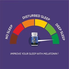 Melatonin 10mg Fast Dissolve Tablets – Natural Sleep Aid, 30/60/120 Capsules