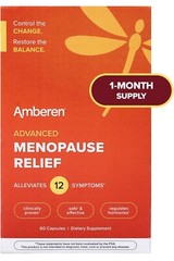 AMBEREN: SAFE MULTI-SYMPTOM MENOPAUSE, HOT FLASHES & NIGHT SWEATS RELIEF