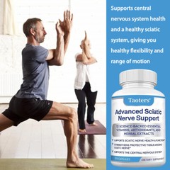 Advanced Sciatic Nerve Support Supplement,Soothe Aches,Anti-Inflammatory